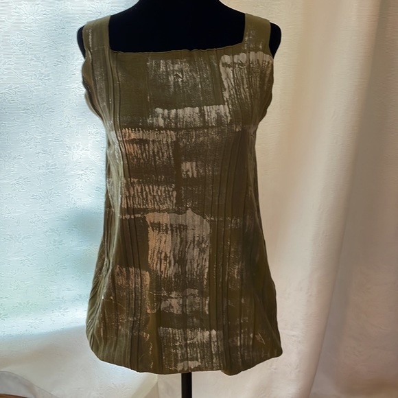 Green and Silver Sarah Pacini Tunic - Picture 3 of 9